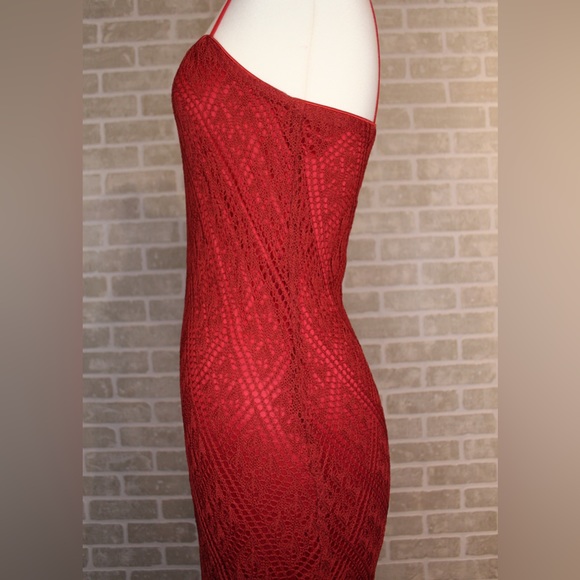 Red crochet dress - Picture 3 of 7